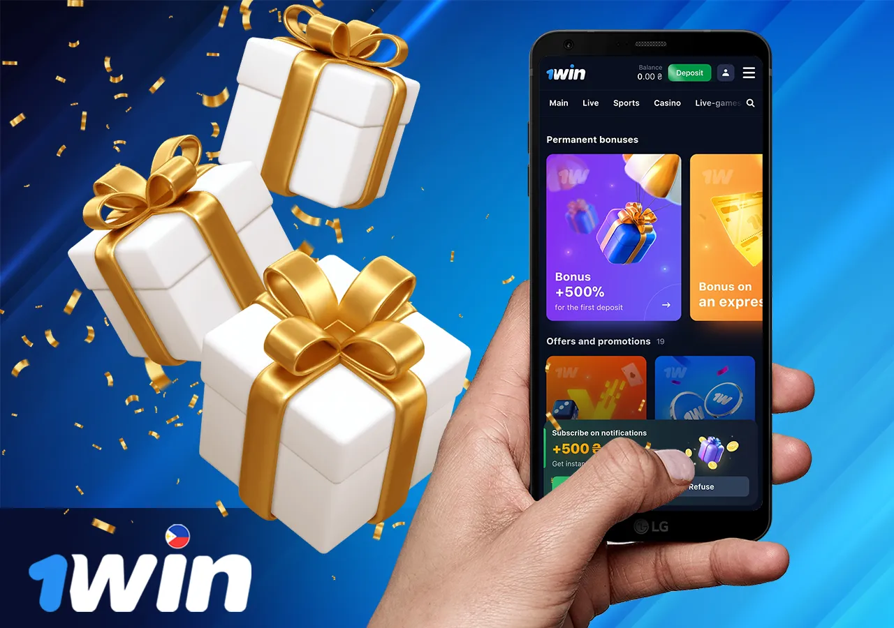 1Win promotions and bonuses