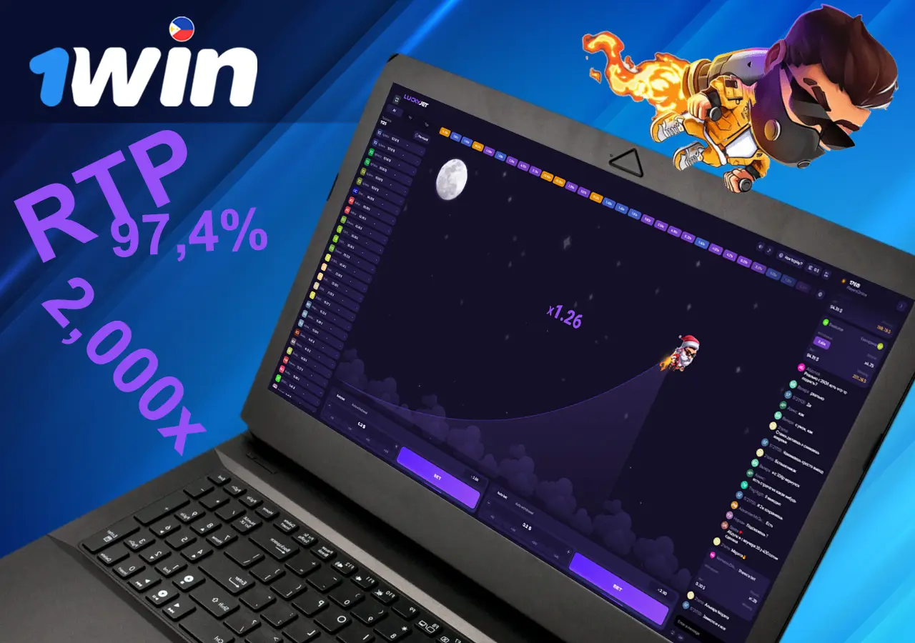 1Win Lucky Jet game description