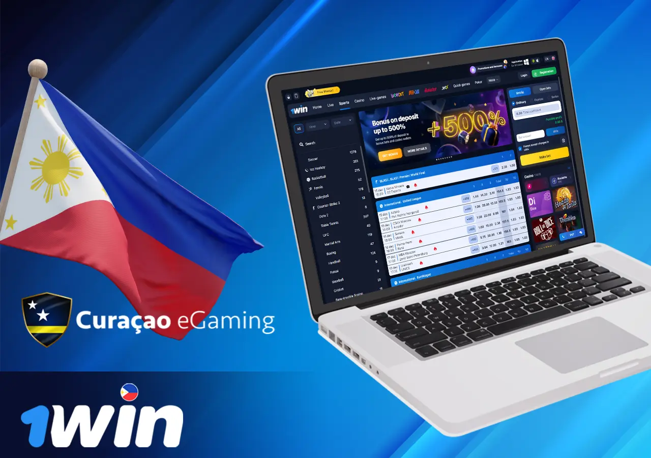 Legitimate bookmaker 1Win in the Philippines