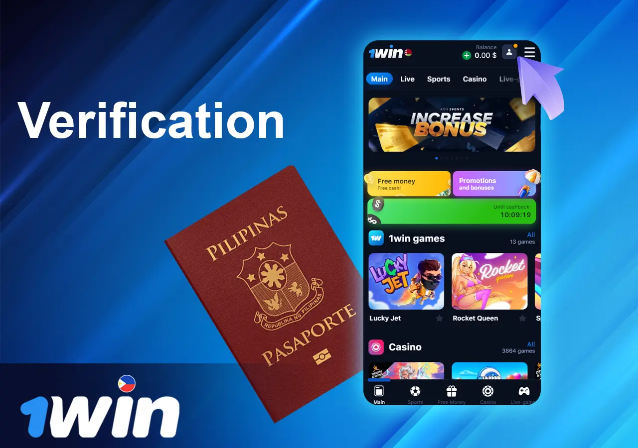 Verification process for a 1Win player's account