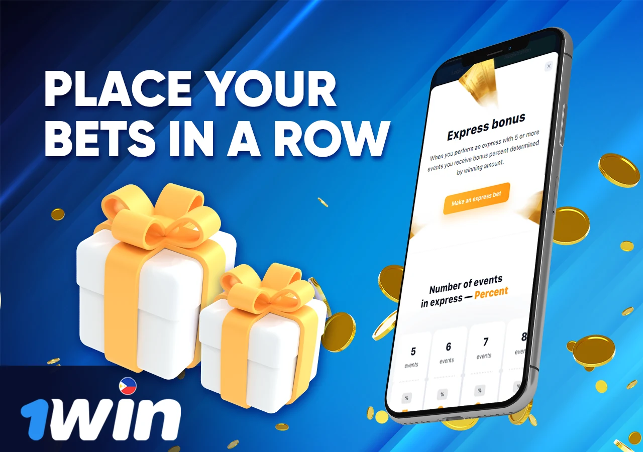Bonus on Express at 1Win