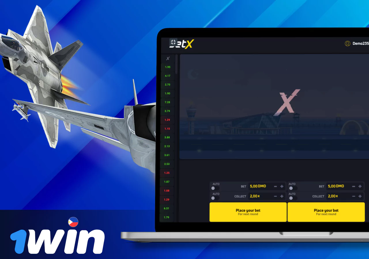 Key features of JetX on the 1Win casino platform