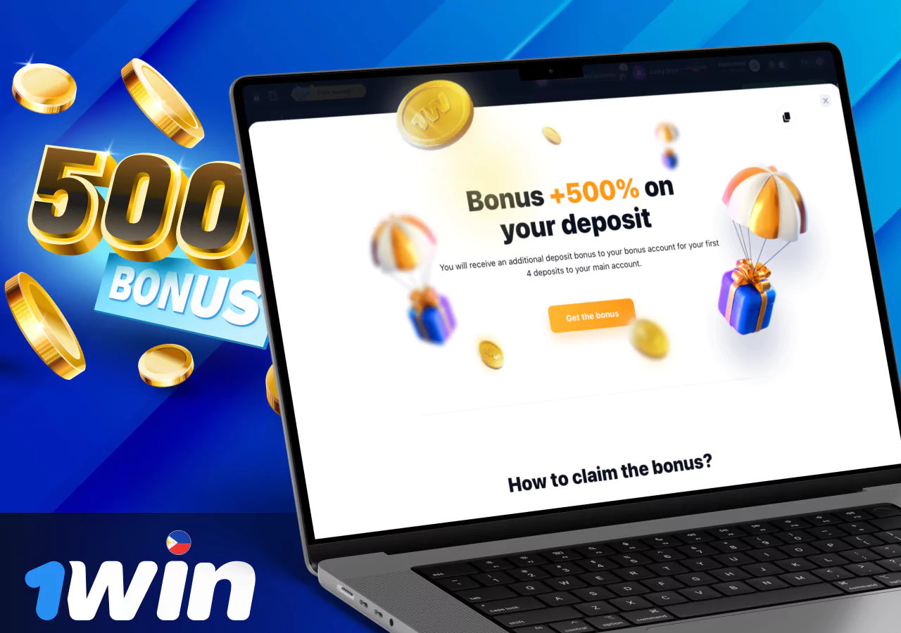 Bonus scheme from the bookmaker for the initial four deposits.