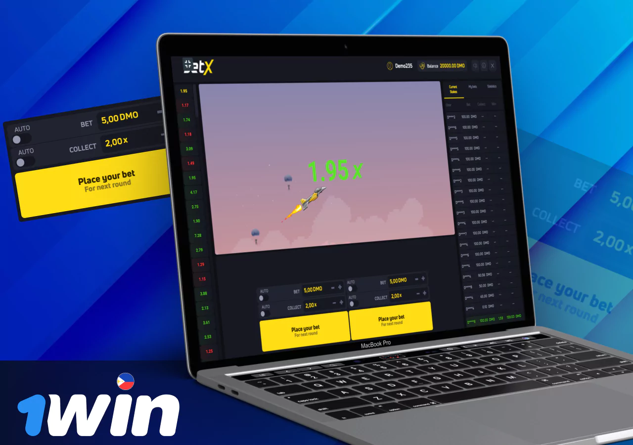Intuitive JetX game interface