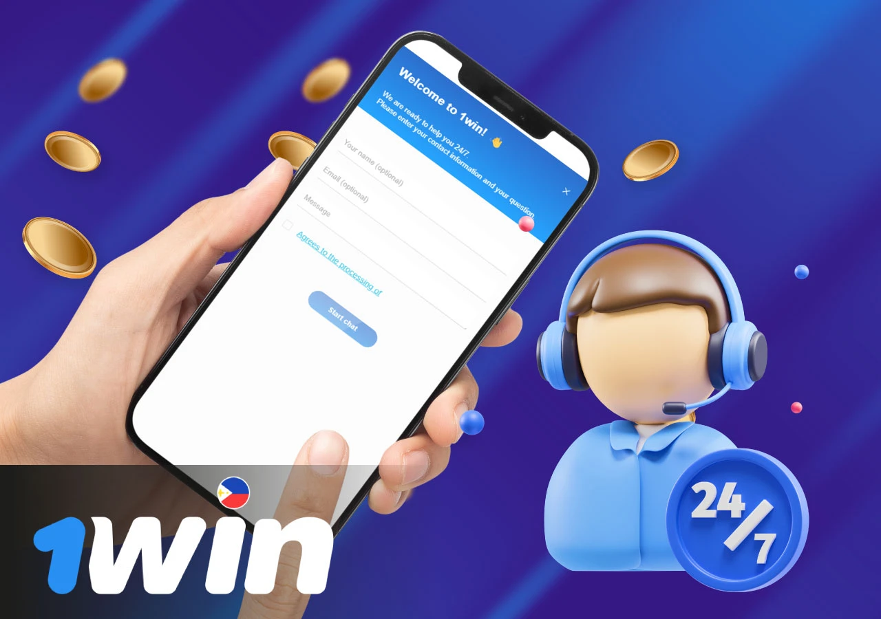 24/7 customer support in 1Win