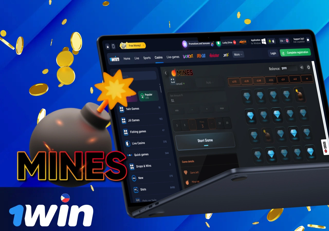An overview of how the Mines game operates, along with its standout features.
